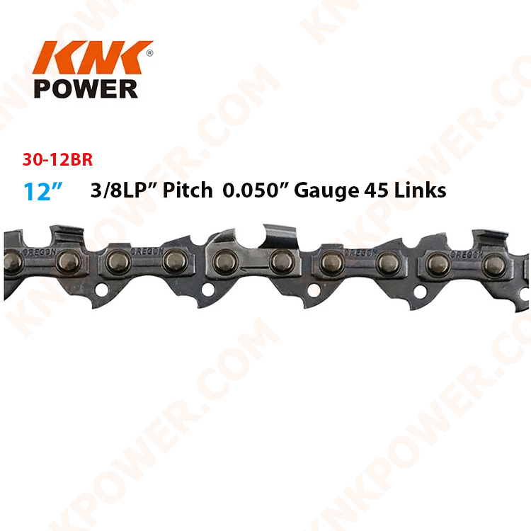 knkpower [20352] 12"-3/8"LP PITCH-0.050"GAUGE-45LINK Semi Chisel 91P045X OREGON