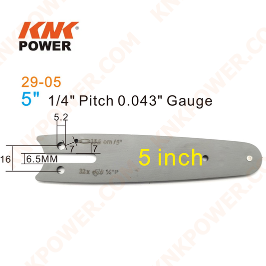 knkpower [20180] 5" BAR FOR LI-ION MINI SAW